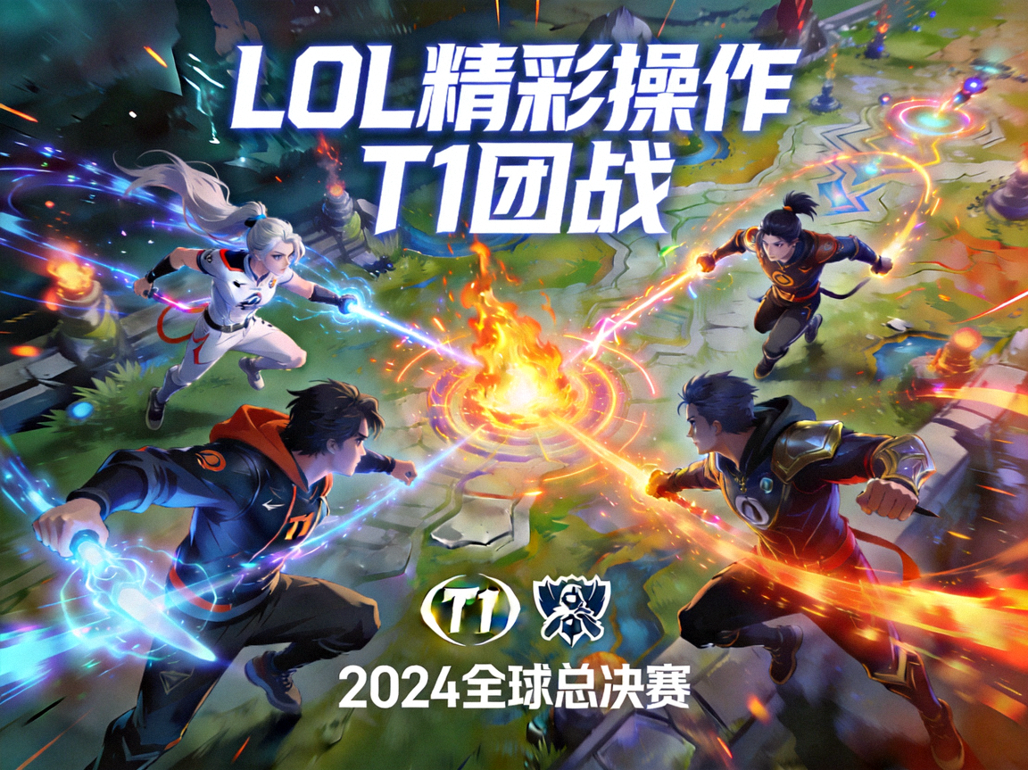 LOL精彩操作 T1团战