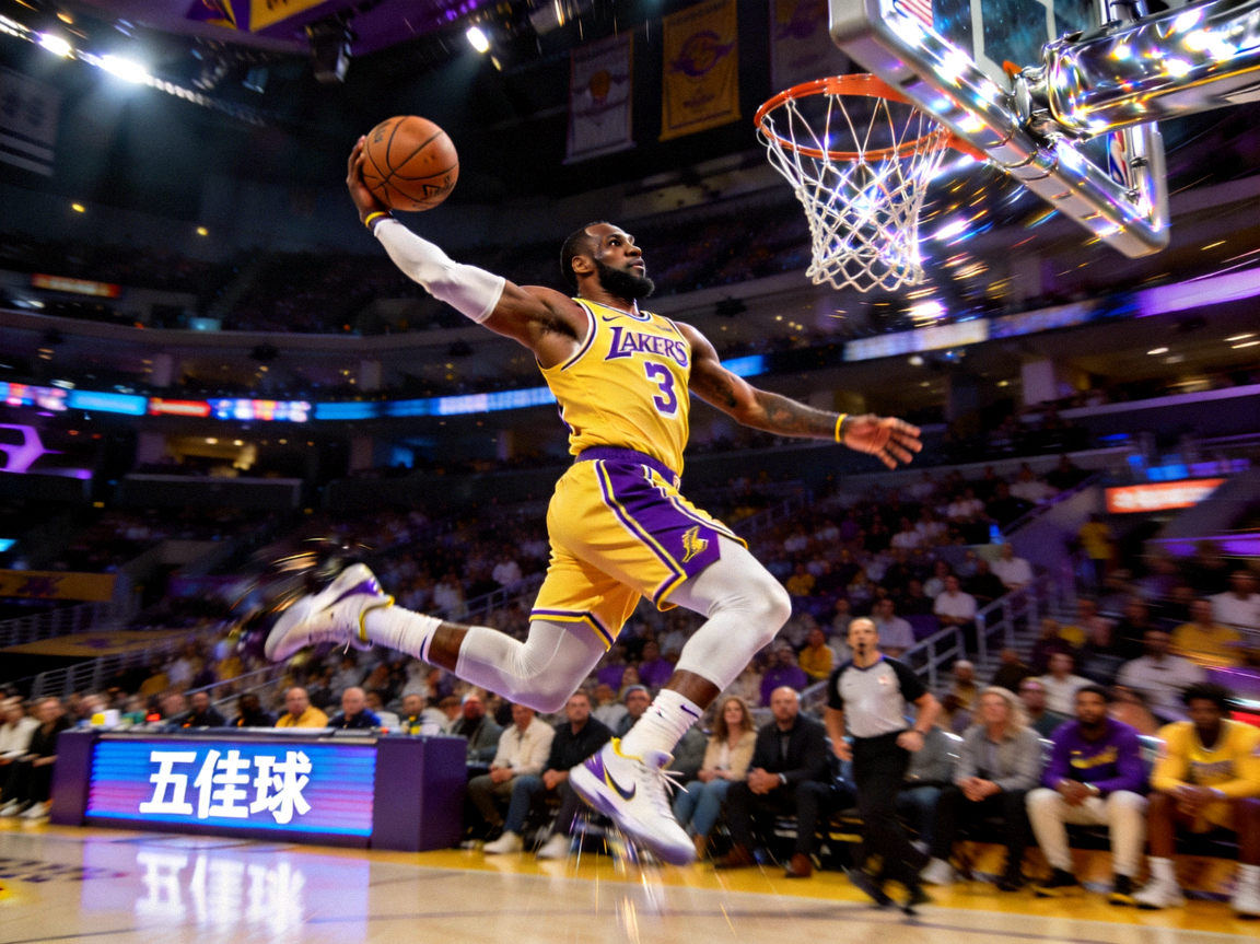 NBA五佳球 湖人暴扣
